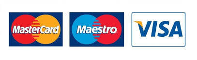  Visa MasterCard Maestro logos