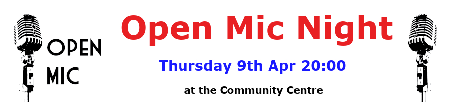Open Mic Night - 09 Apr 2026