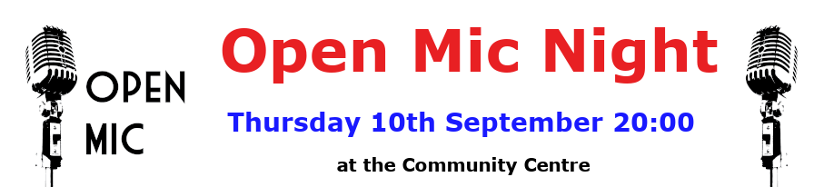 Open Mic Night - 10 Sept 2026