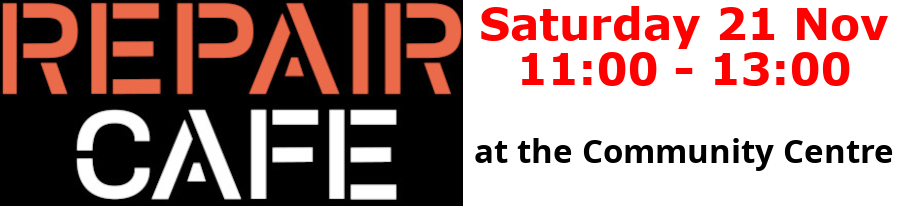Repair Cafe  - 21 Nov 2026