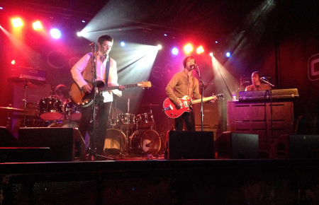 The Small Fakers on stage